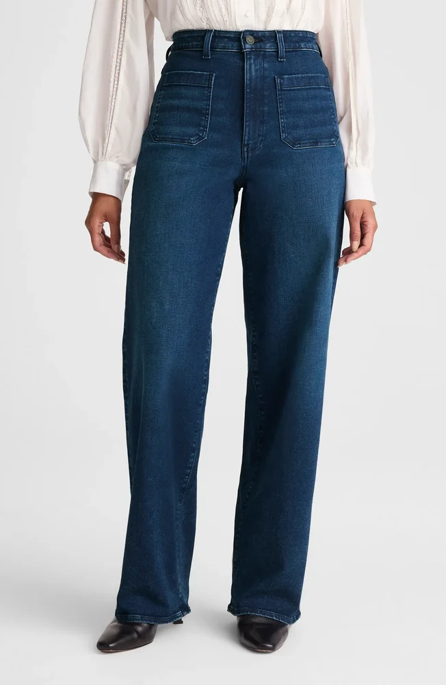 The Curvy Emmett Wide Leg Jeans
