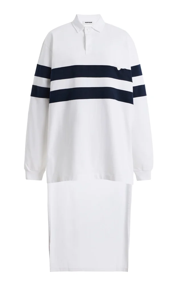 Jill Striped Cotton Rugby Shirt