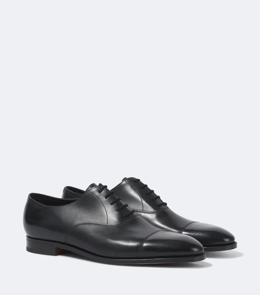 City leather Derby shoes