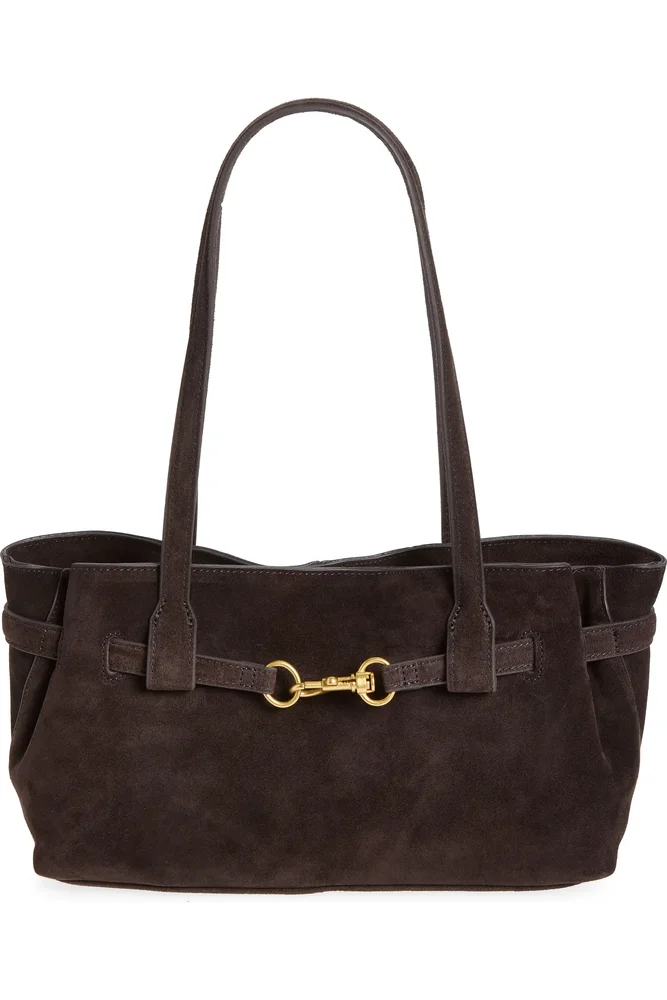 Chus Suede Shoulder Bag