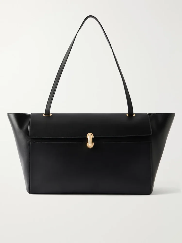 Trapeze Large Leather Shoulder Bag