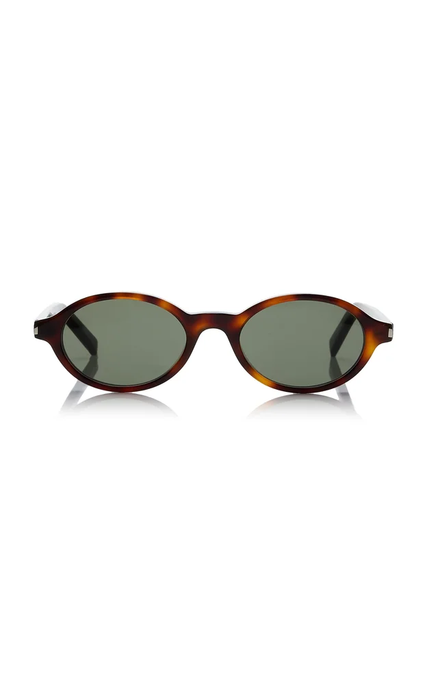 Jeanne Round-Frame Acetate Sunglasses