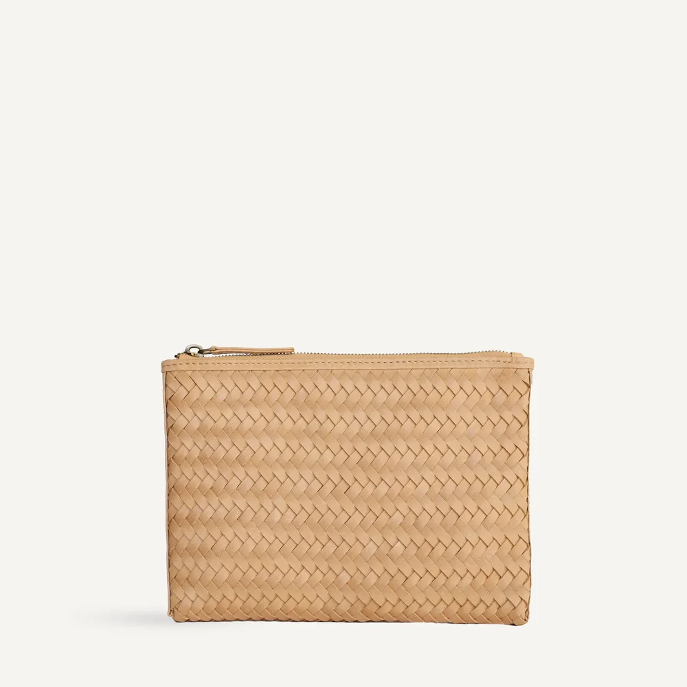 Noa Zip Pouch, Caramel