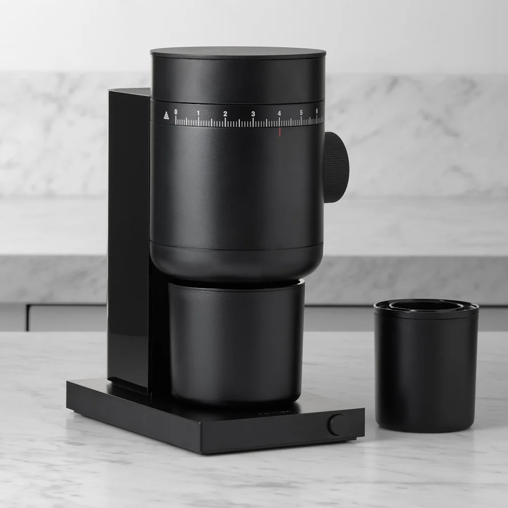 Opus 2 Conical Burr Coffee Grinder, Black