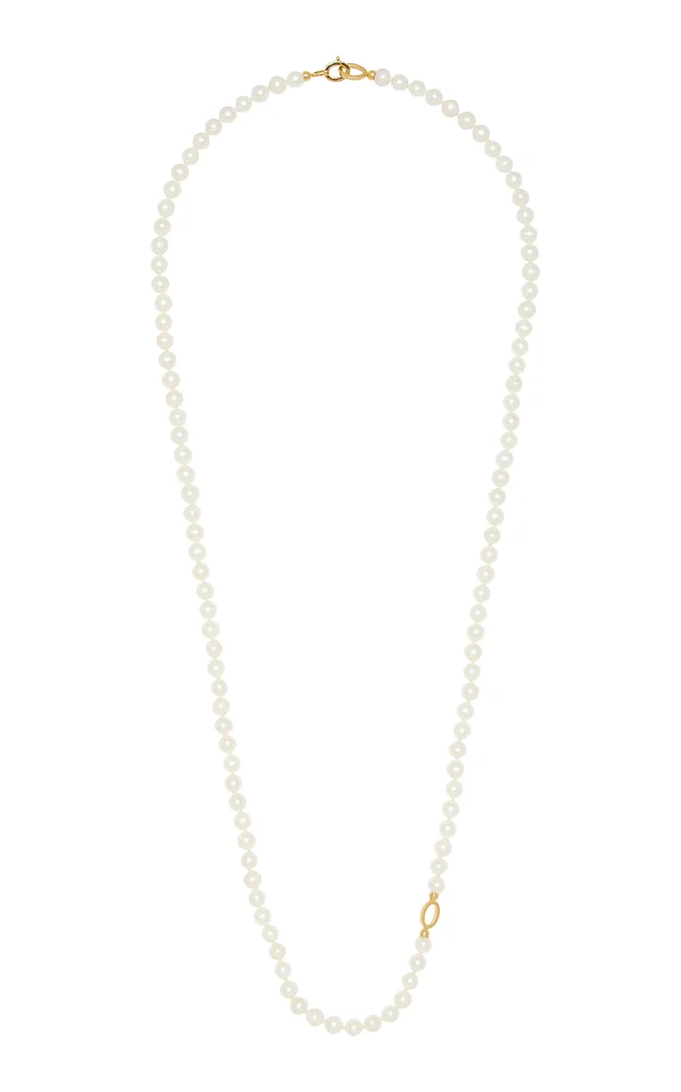 Infinity Pearl Necklace