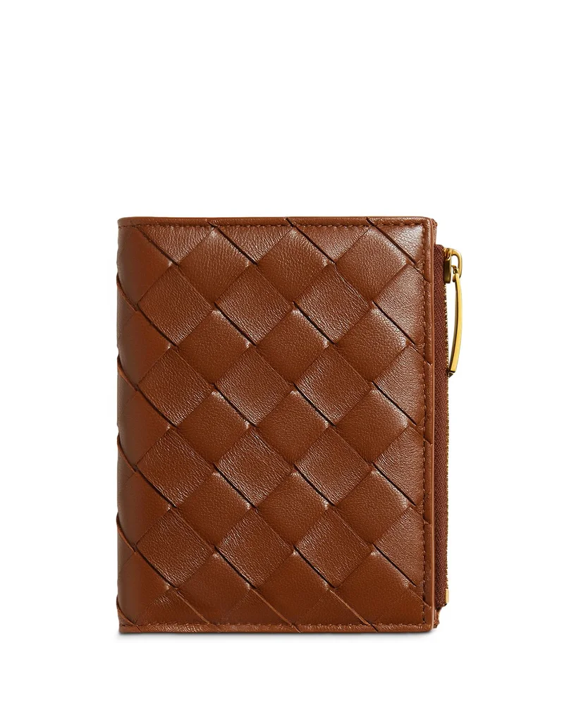 Intrecciato Leather Bifold Wallet