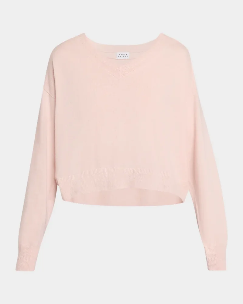 Audrey V-Neck Cashmere Sweater