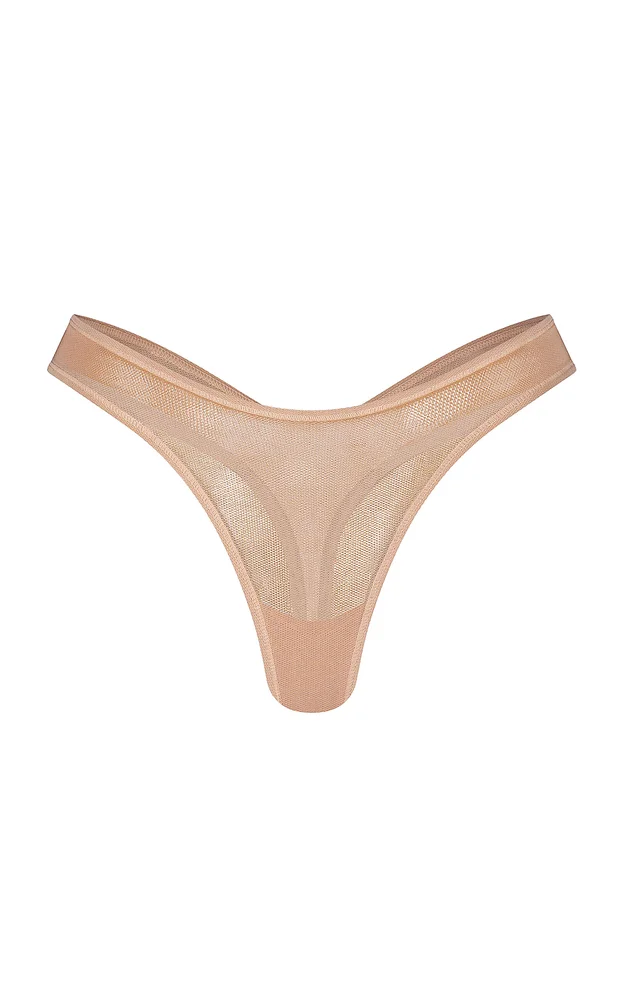 Sieve Dipped Thong