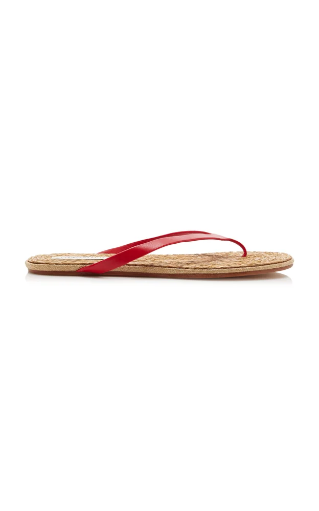 Palma Raffia Flip Flop Sandals