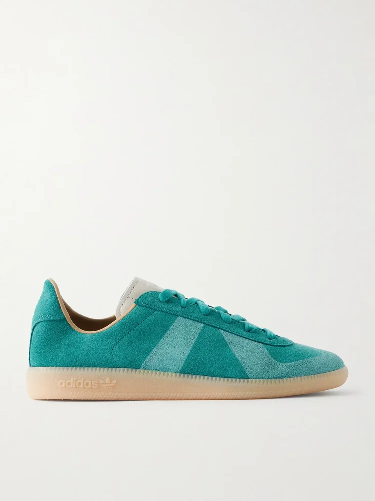 Bw Army Decon paneled suede sneakers
