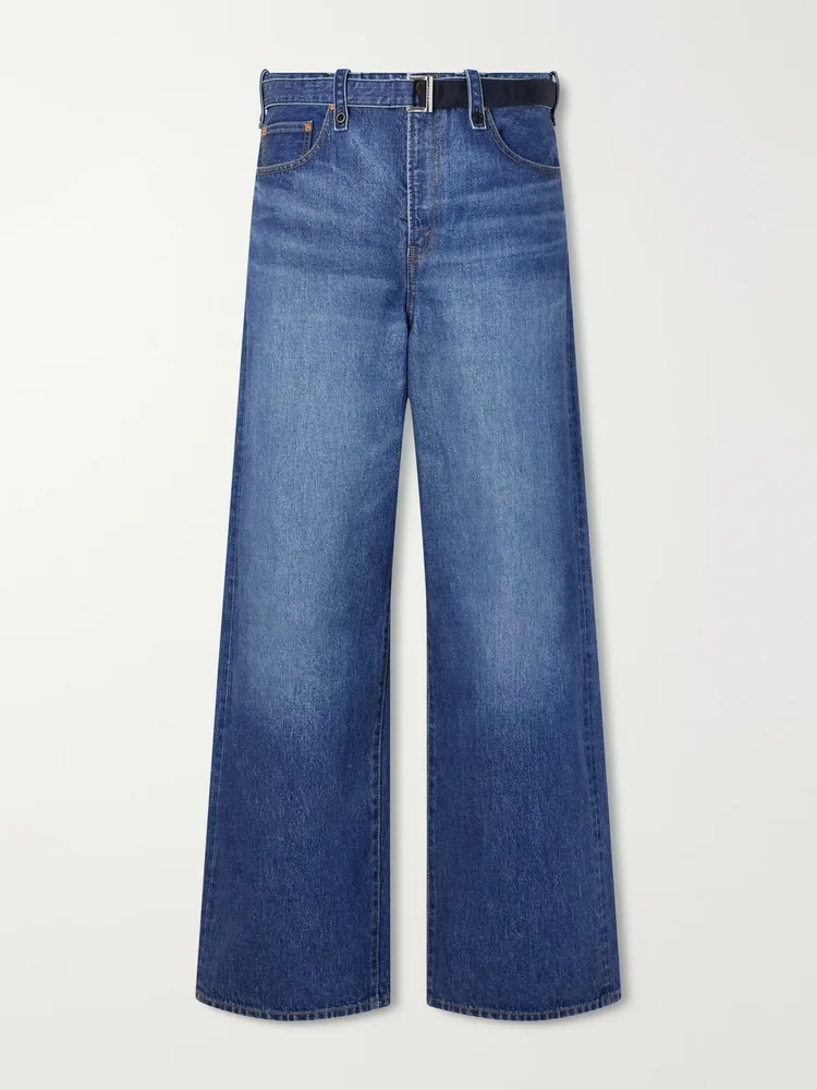 x Levi's Wide-Leg Belted Jeans