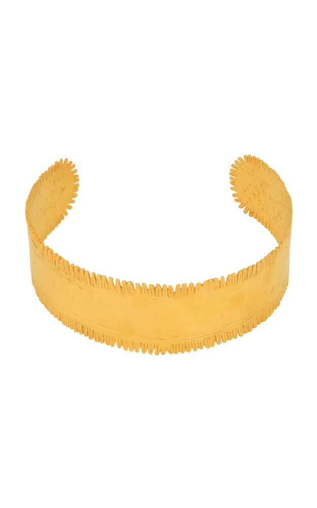 Talua 24K Gold-Plated Choker Necklace