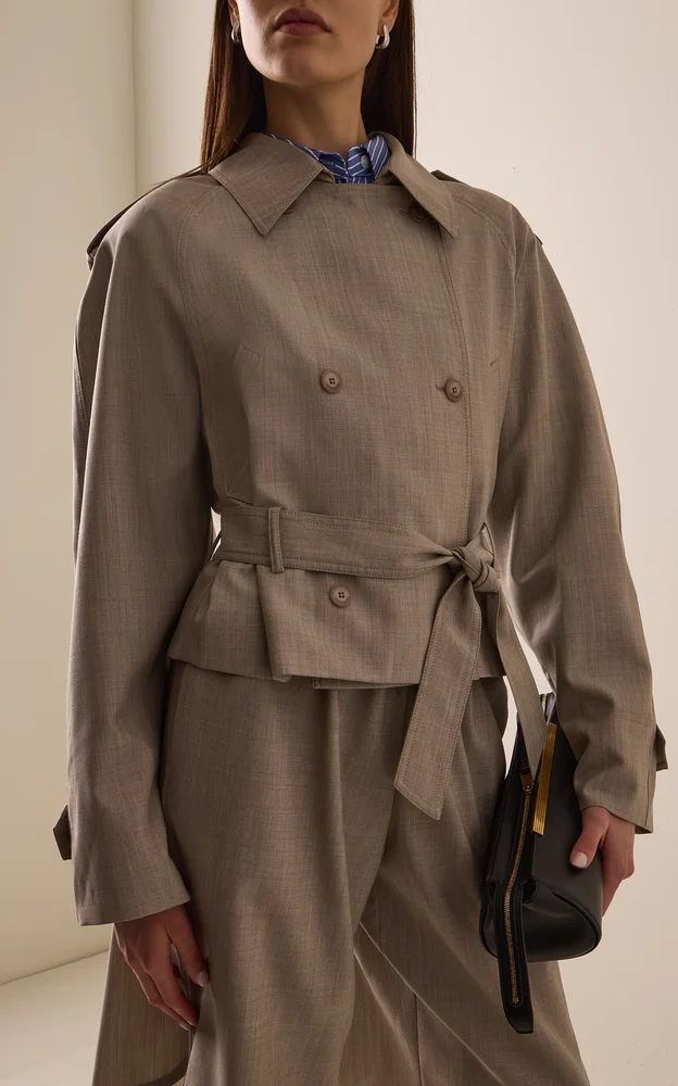 Stan Cropped Trench Coat
