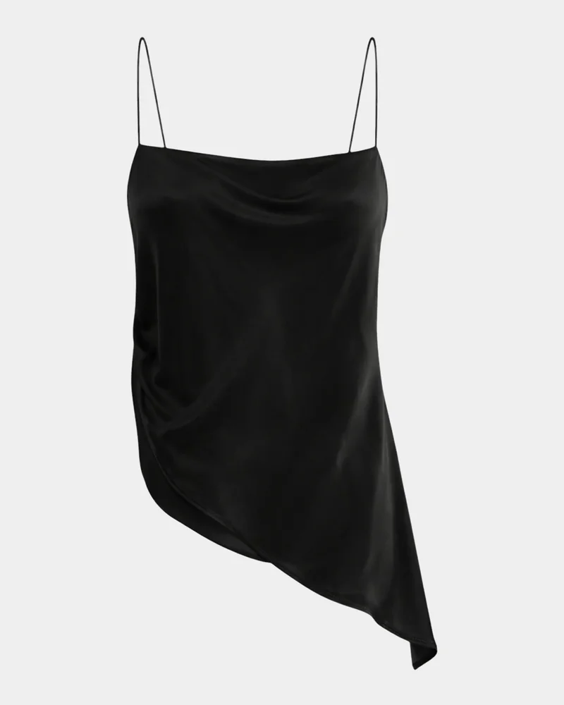 Solange Cowl-Back Satin Cami