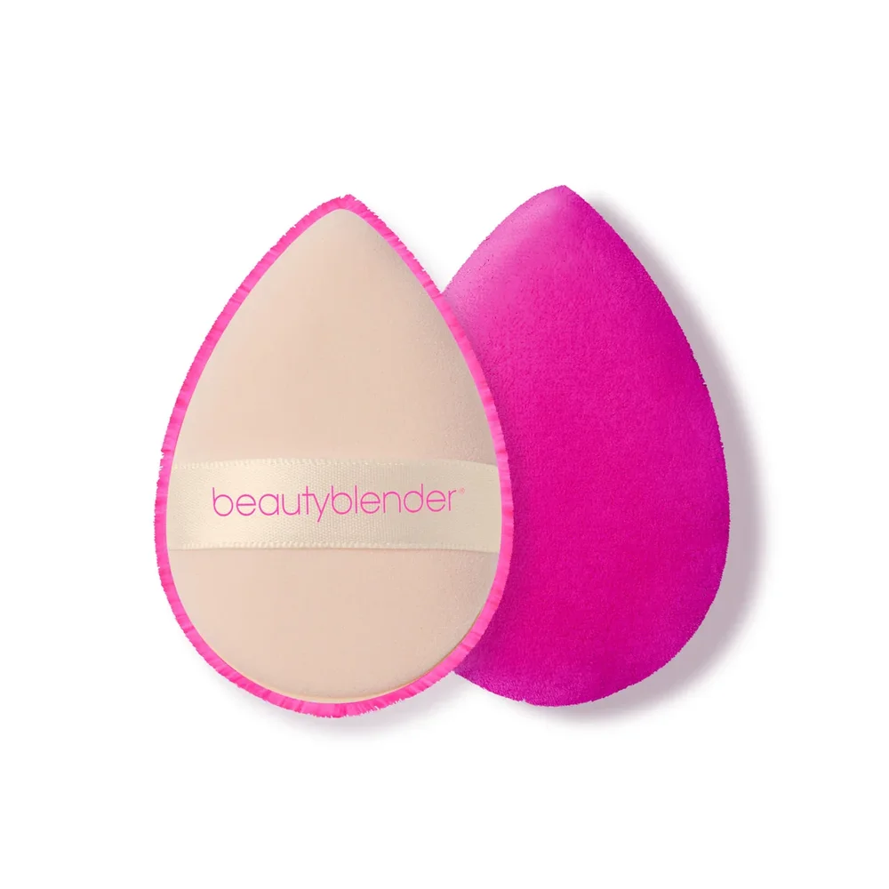 Power Pocket Puff Dual-Sided Powder Puff for Setting and Baking