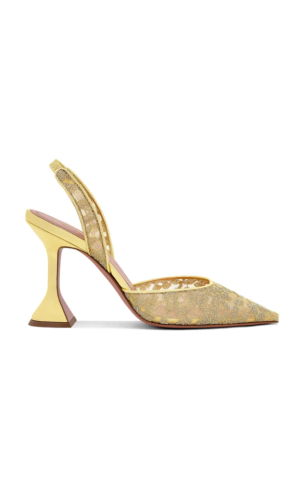 Holli Lace Slingback Pumps