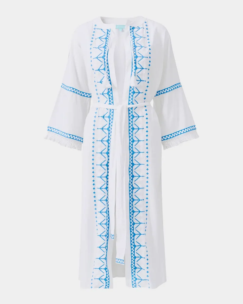 Anais Embroidered Midi Kaftan