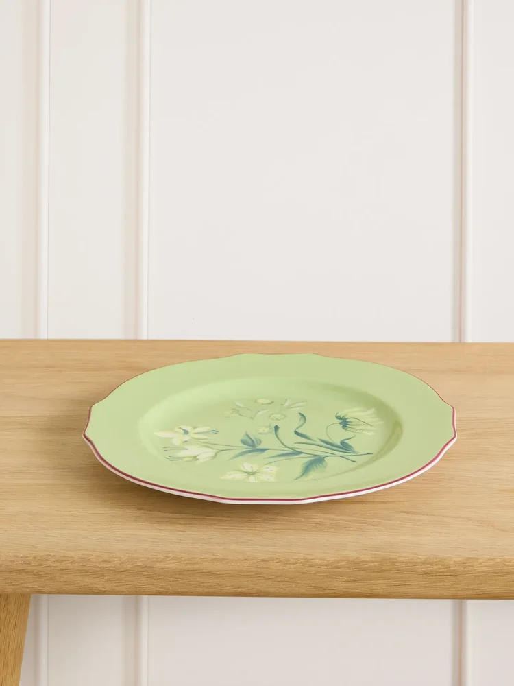 Floreanza porcelain dessert plate