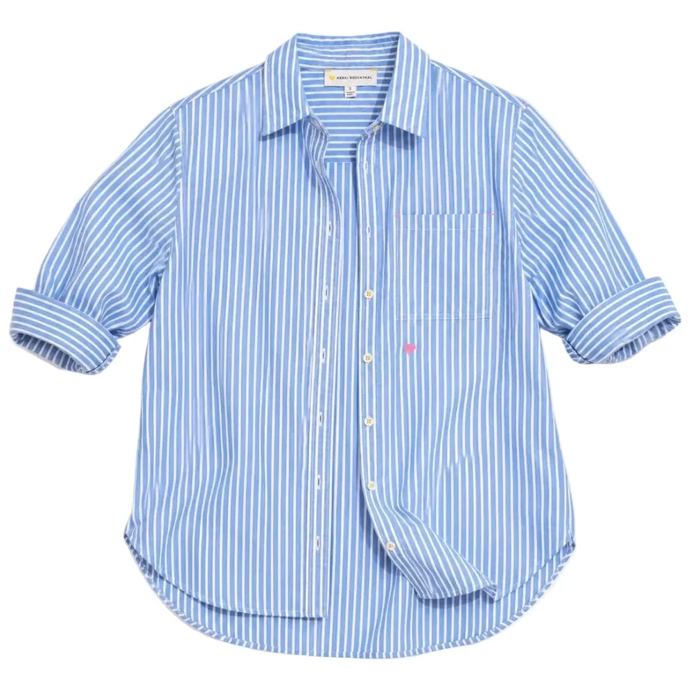 Kerri Rosenthal Mia Shirt Stripe Blue/white