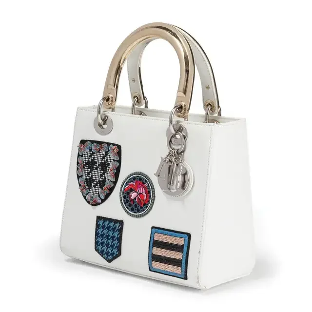 Rare 'Lady Dior' Patchwork Bag