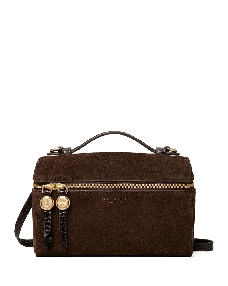 Slim Leather Top Handle Bag