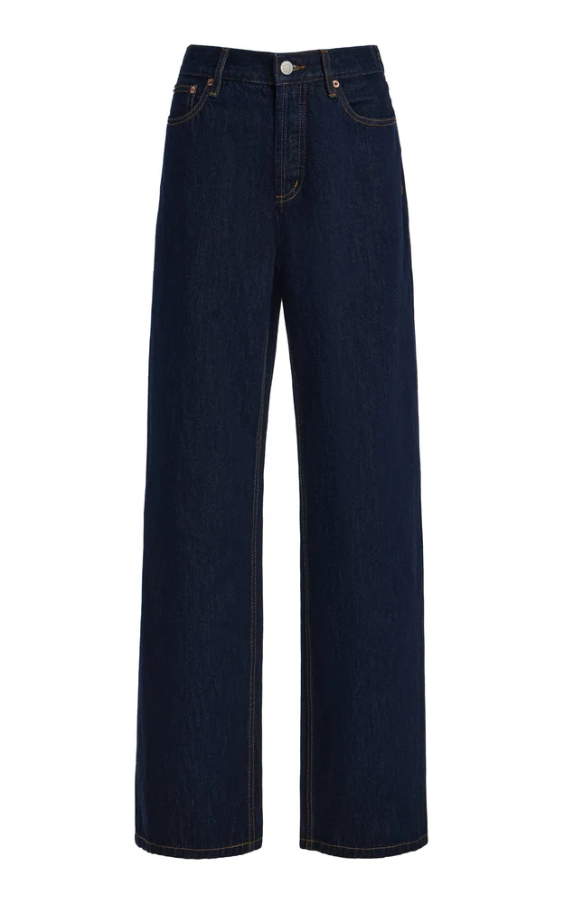 Everyday Rigid Mid-Rise Straight-Leg Jeans