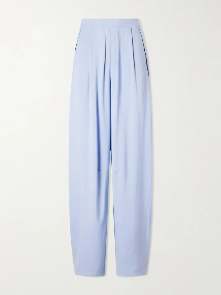 Arc silk tapered pants