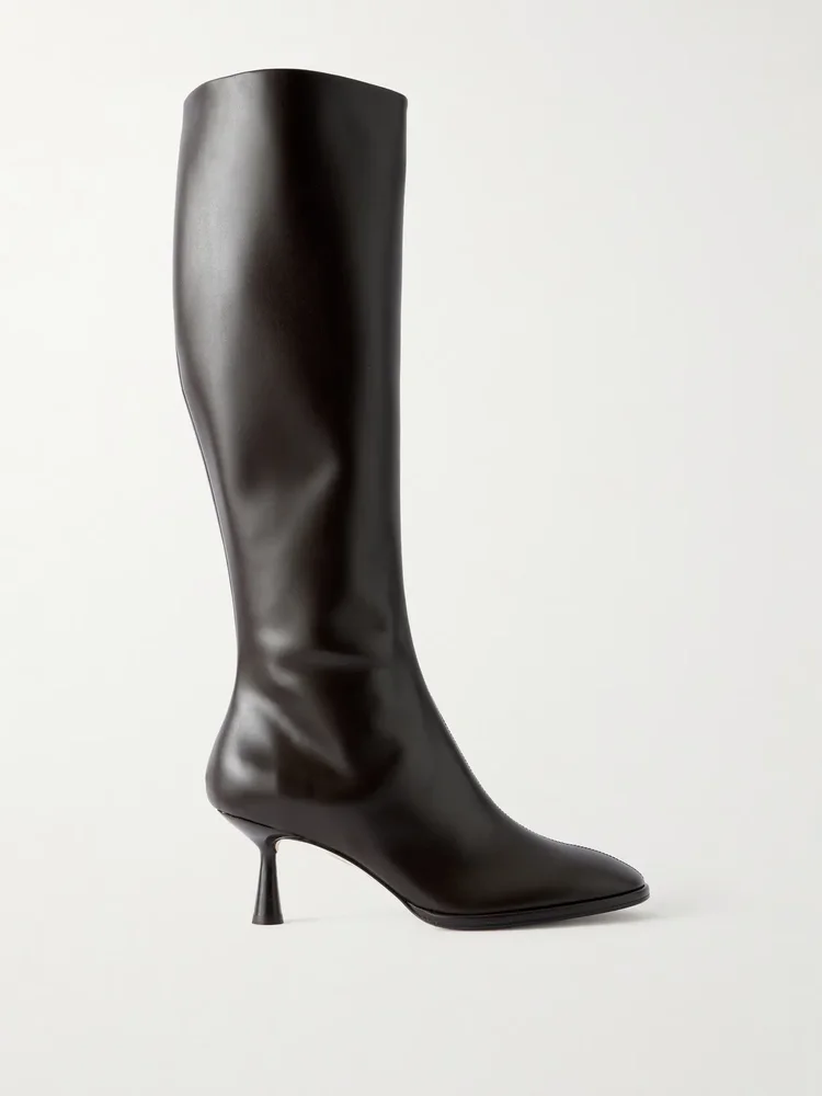Catherine 65 leather knee boots