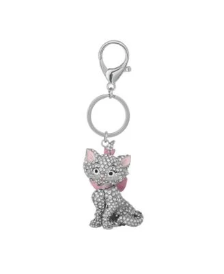 Aristocats Marie Crystal Pavé Bag Charm Keychain Officially Licensed