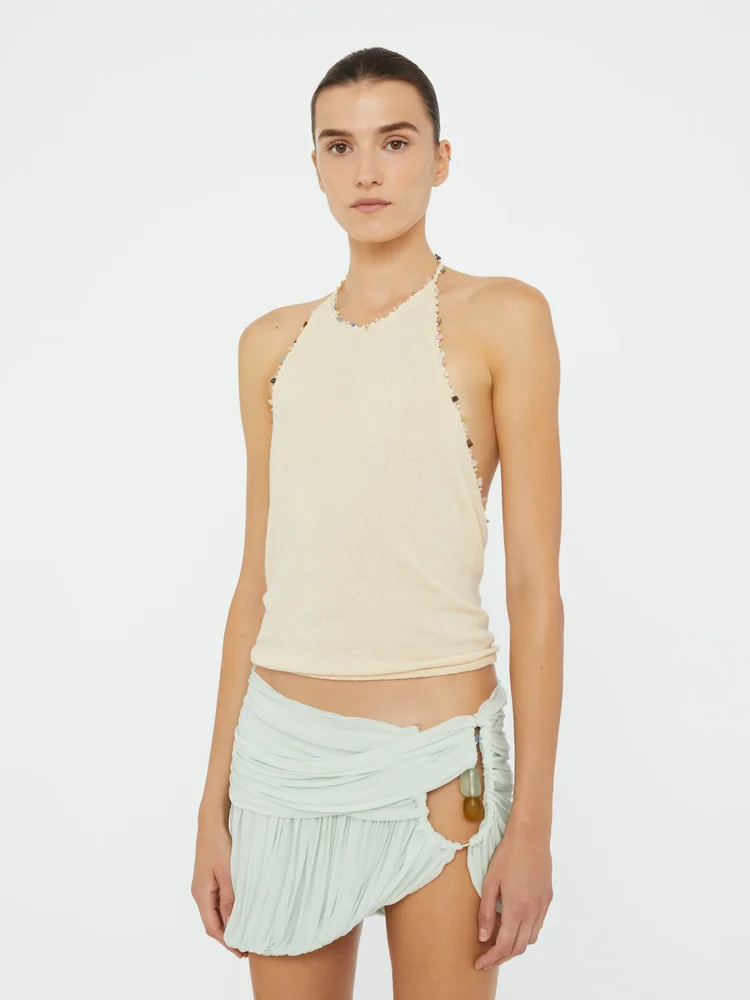 Christopher Esber Beach Quartz Halter Tank