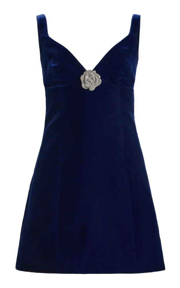 Gracie Velvet Mini Dress