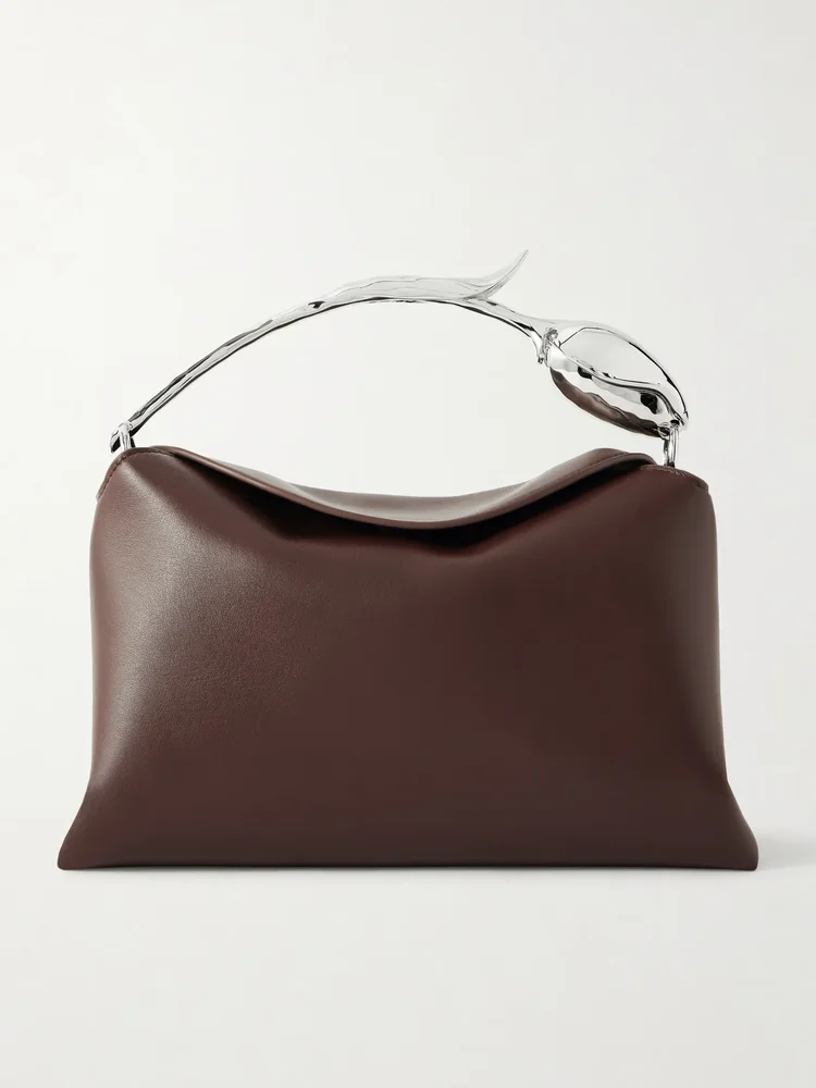Bloom medium leather shoulder bag