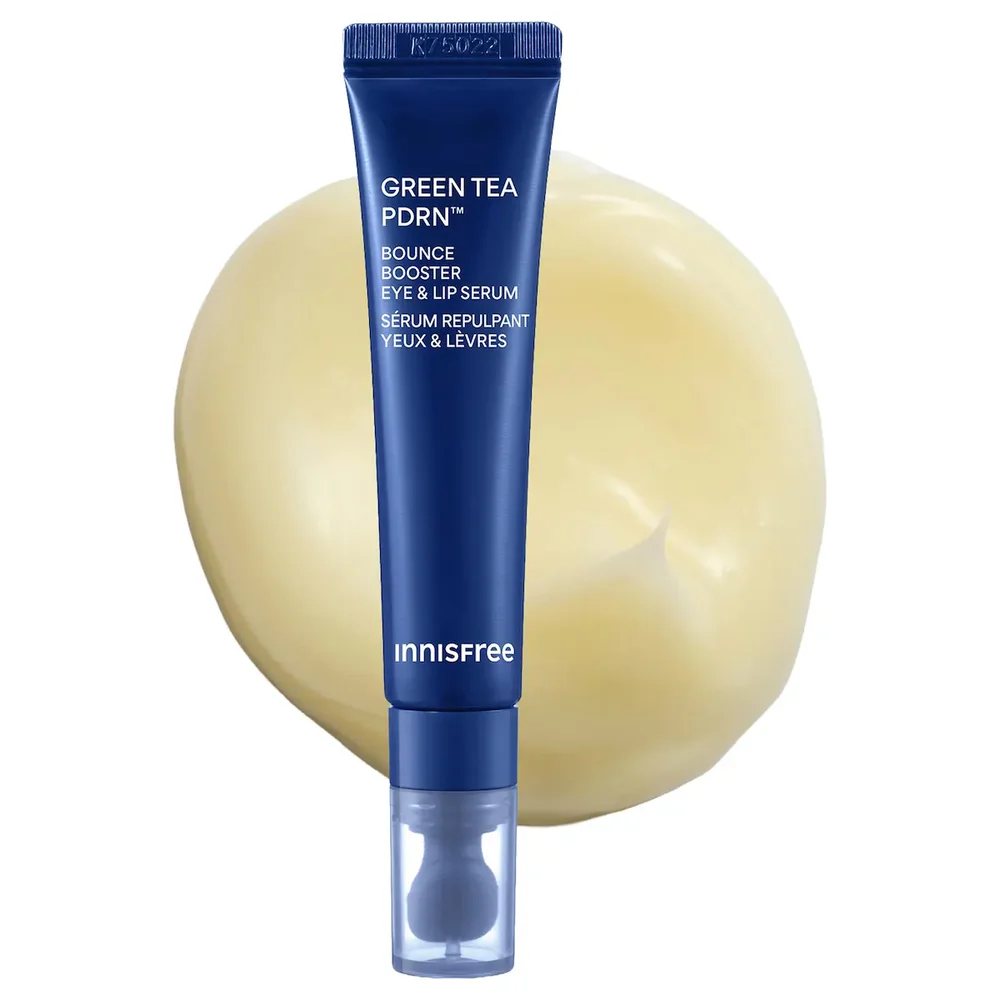 Green Tea PDRN Korean Smoothing Eye & Lip Serum for Fine Lines + Wrinkles
