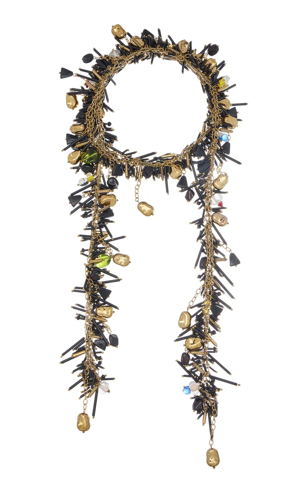 Beaded Scarf Necklace