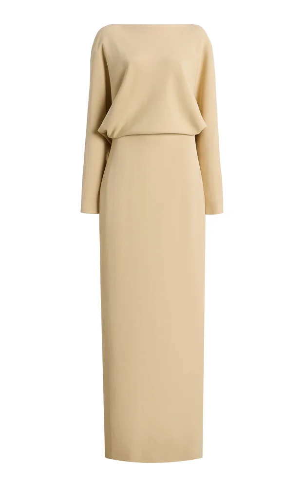 Billow Wool-Blend Maxi Dress