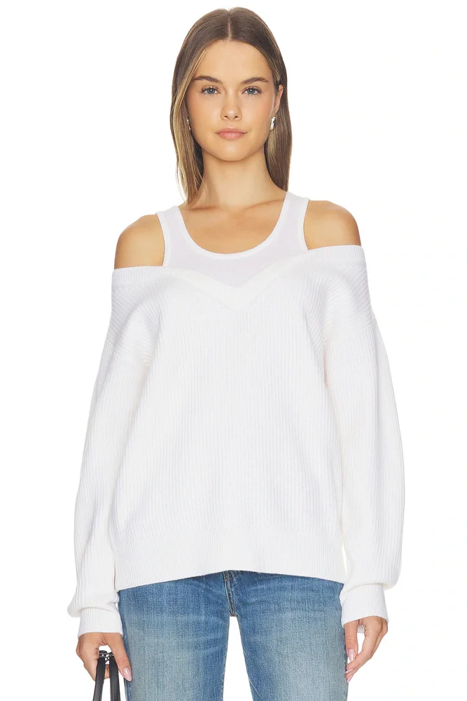 Double Layer V Neck Top
