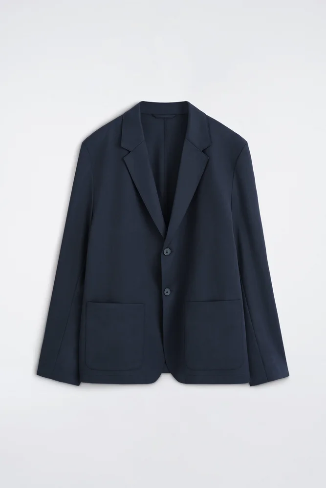 Unconstructed Italian Wool Blazer