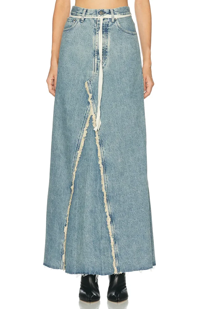 Long A-Line Skirt
