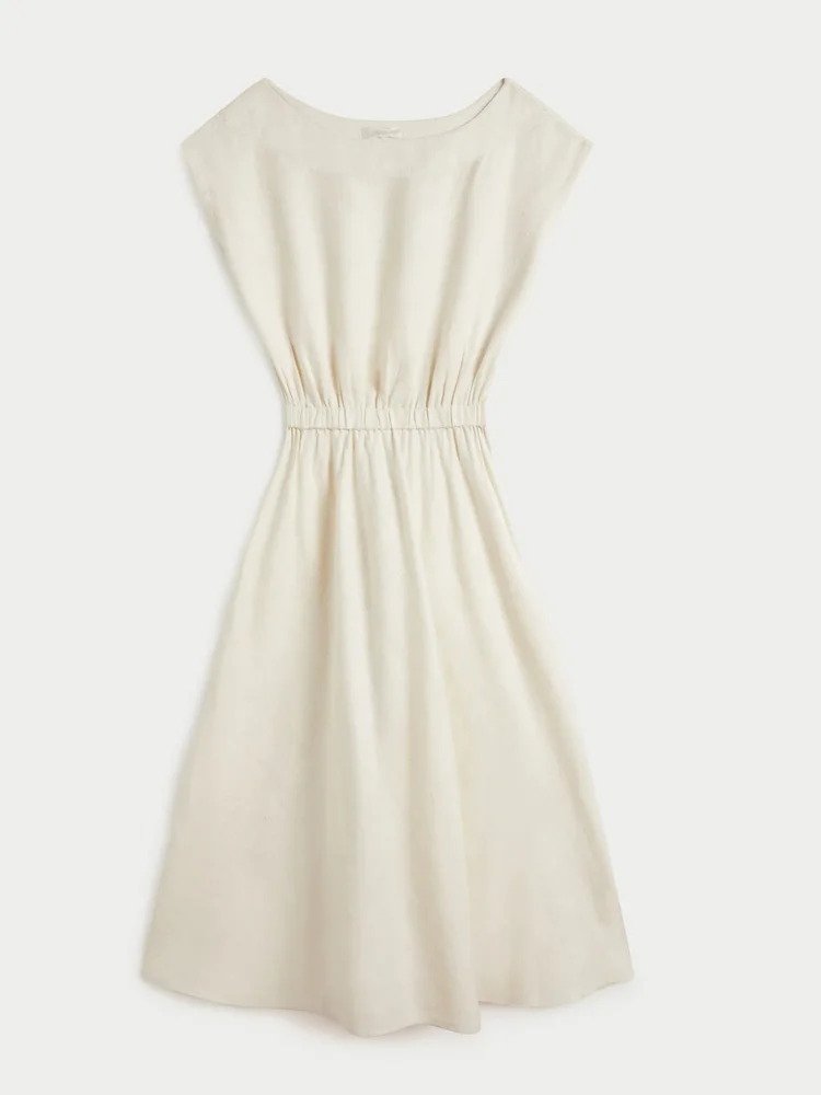 Demi Dress in Raw Silk
