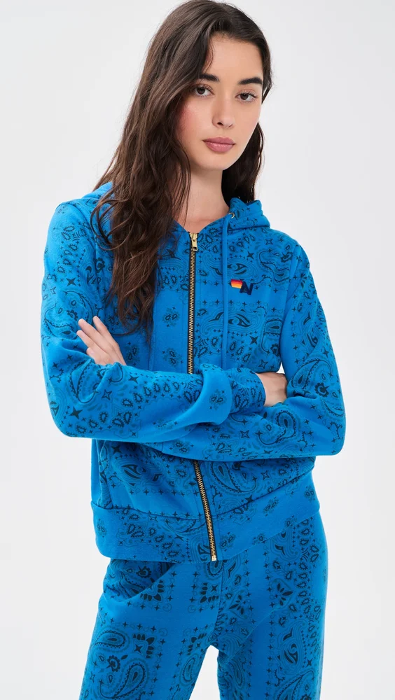 Bandana Zip Hoodie