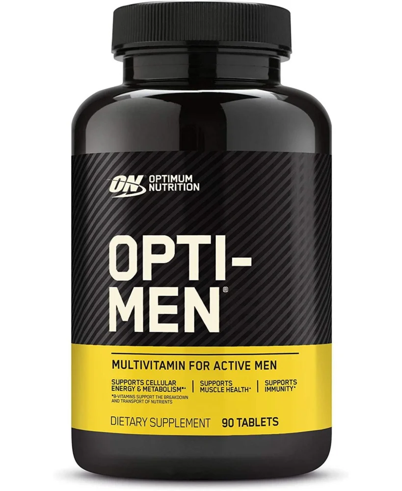 Opti-Men, Vitamin C, Zinc and Vitamin D, E, B12 for Immune Support Mens Daily Multivitamin Supplement, 90 Count