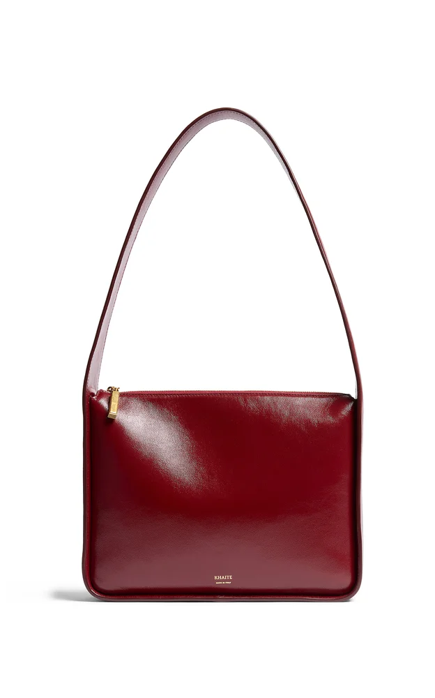 Lori Crackled Patent Leather Squared Bag