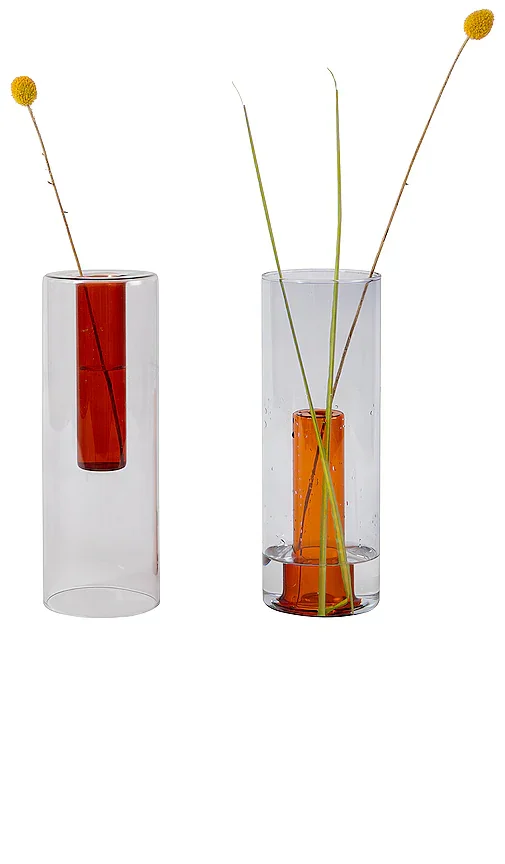 Large Reversible Glass Vase Block Design