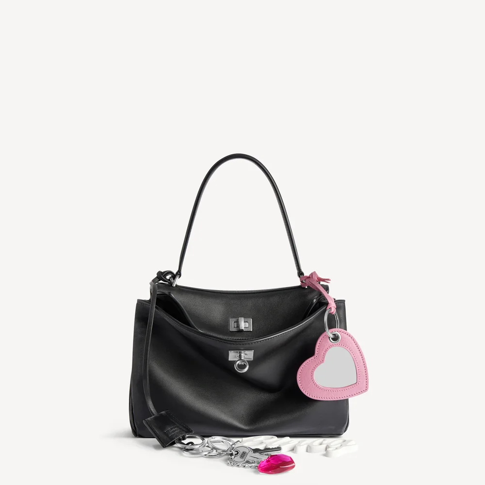 Rodeo Handbag Small With Charms in Black