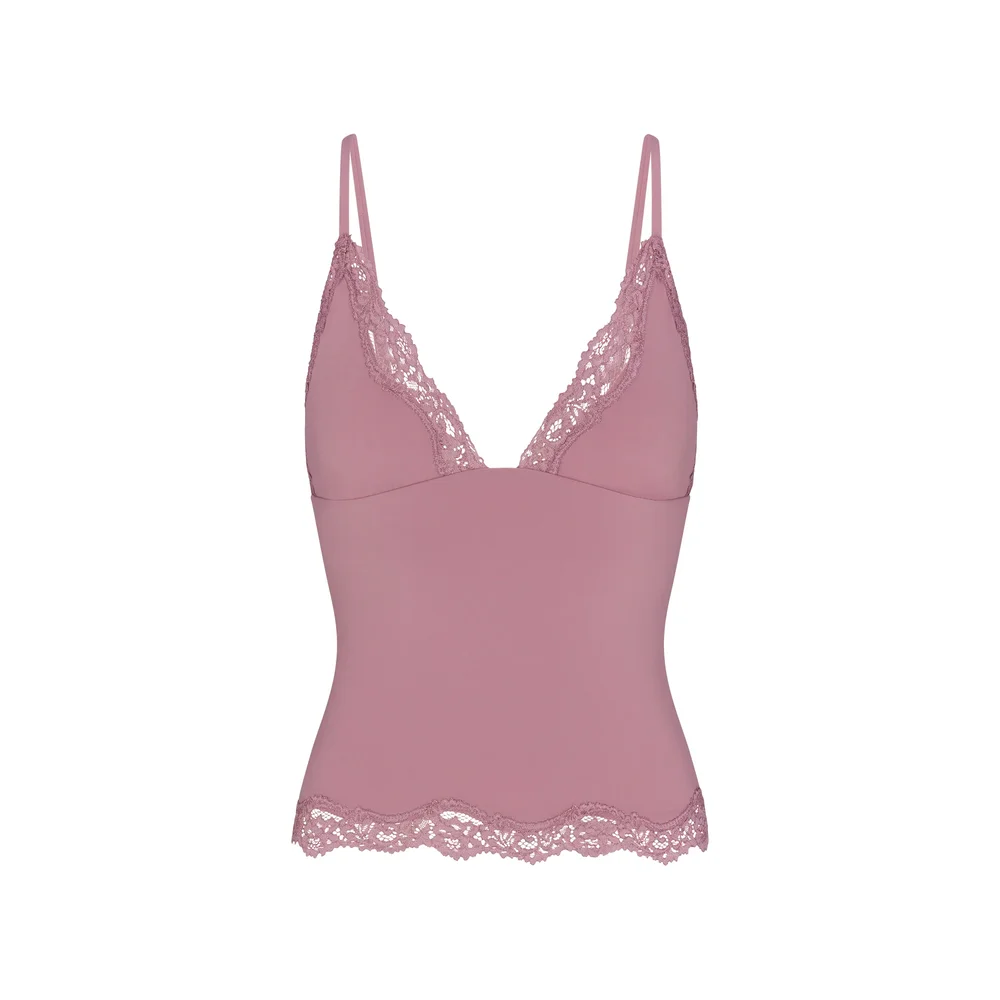 FITS EVERYBODY LACE Triangle Cami And Boy Short Set