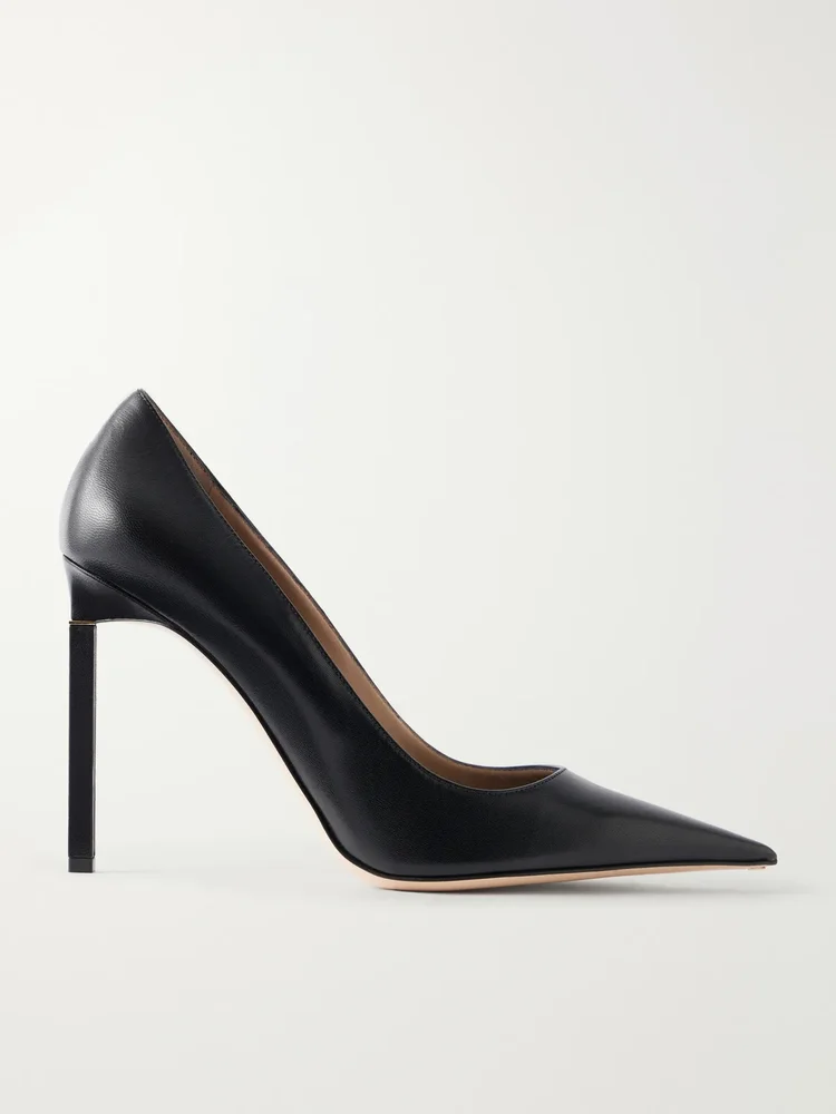 Shiny Leather 105 Pumps