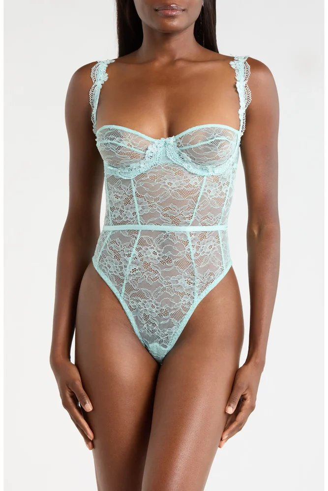 Lace Underwire Bodysuit