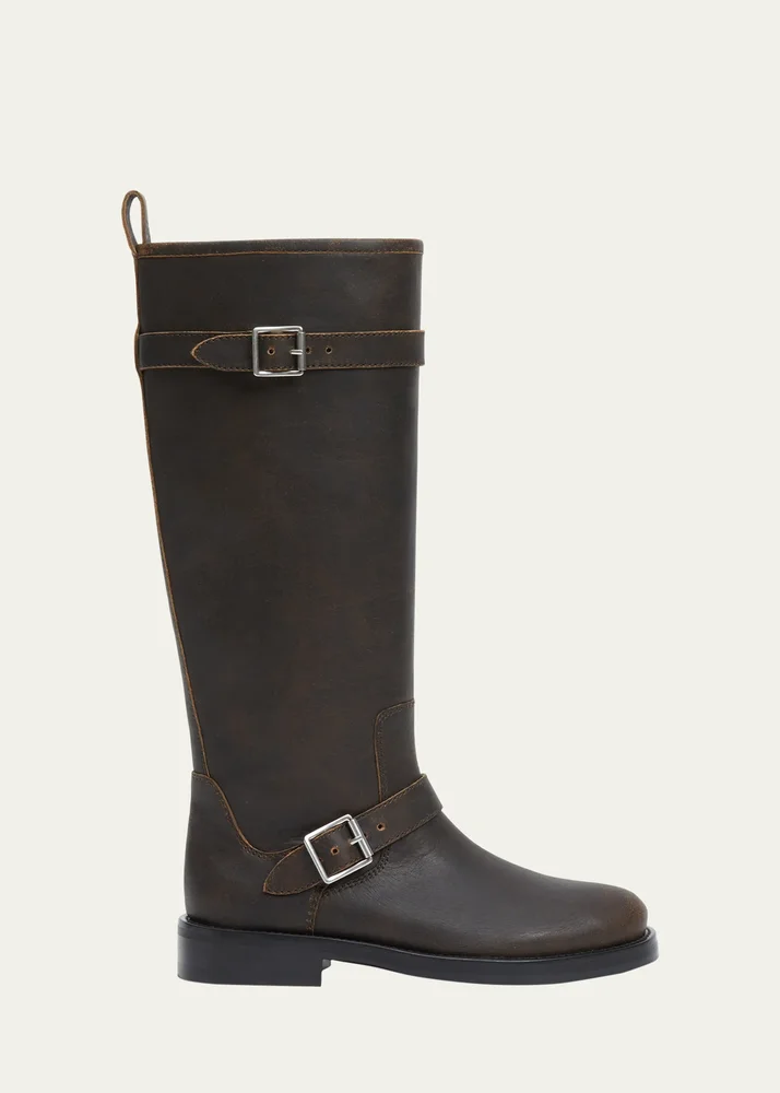 Noah Leather Moto Boots