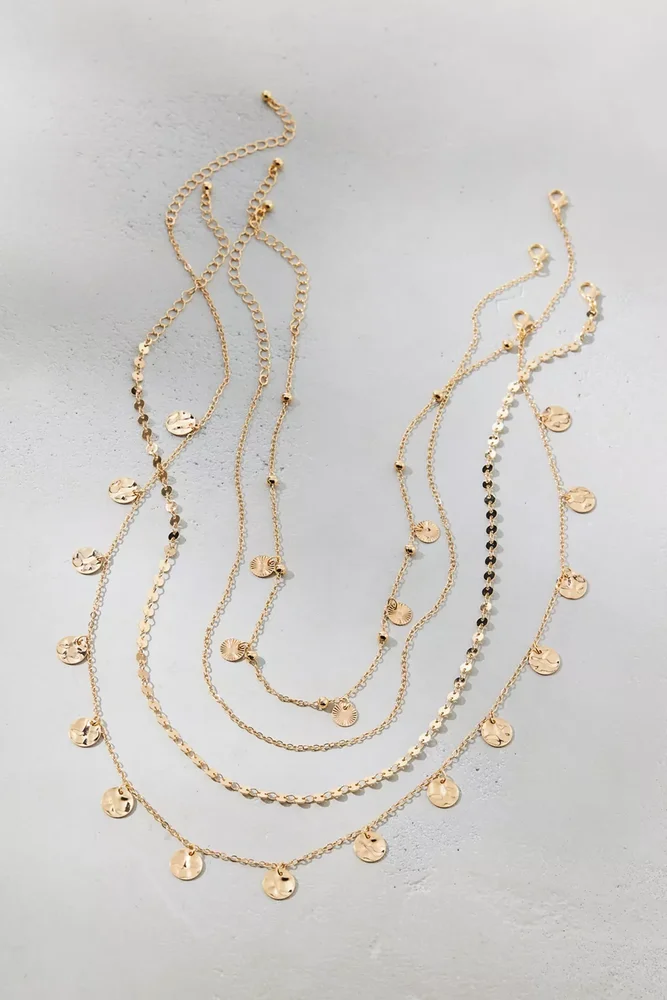 Kai Coin Layering Necklace Set