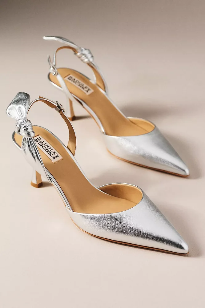 Yuan Bow Slingback Pumps